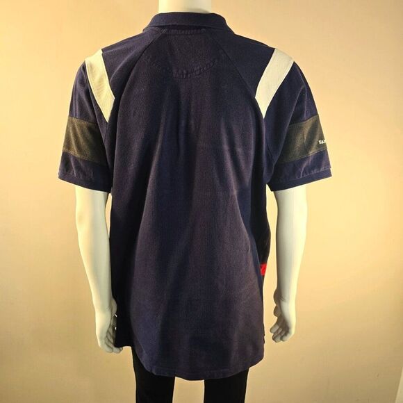 US Polo Assn Mens Sz XL Rugby Polo Shirt Embroidered Pony Pique Cotton - Picture 7 of 9